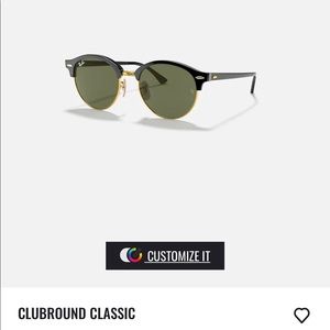 NWOT: Ray bands Clubround Gold